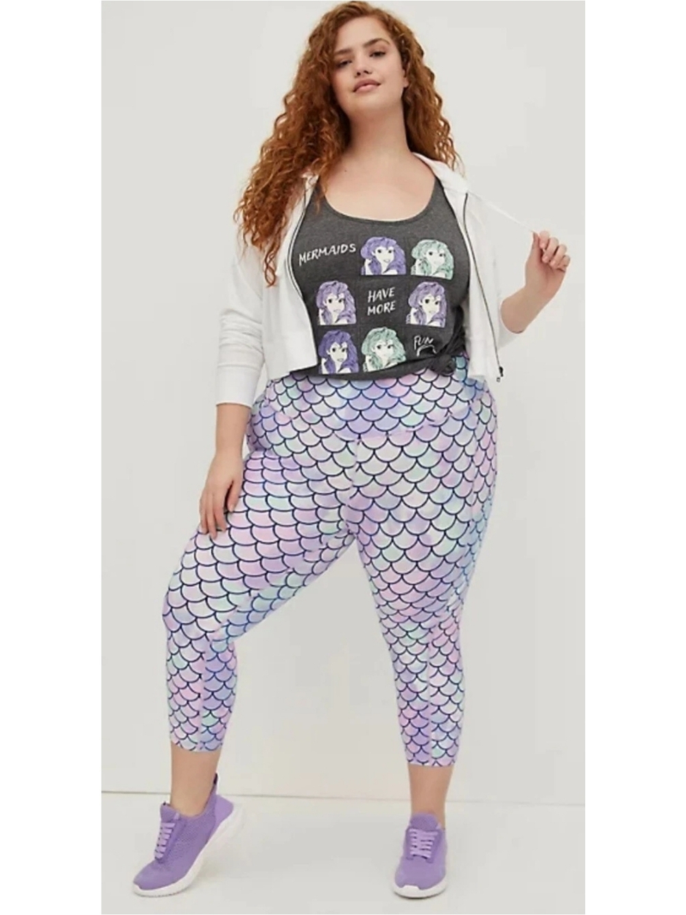 Torrid | Disney Princess Mermaid Scale Leggings | Size 1